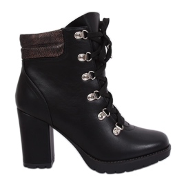 Schwarze High Heels 8992-PU Schwarz