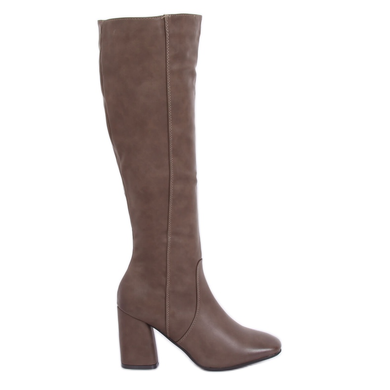 Klassische High Heels beige 5319 Khaki