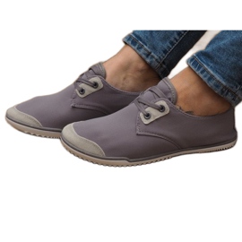 Lycra 1603 Graue Schnürsneaker