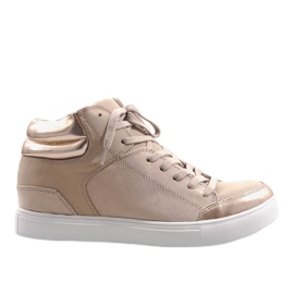 Beige Keilsneaker K323