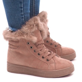 Warme Turnschuhe AB-14 Rosa