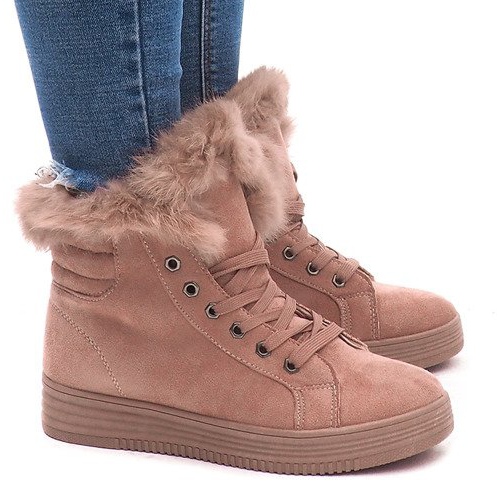 Warme Turnschuhe AB-14 Rosa