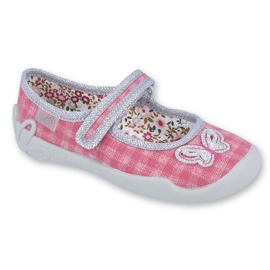 Befado Kinderschuhe 114X363 rosa grau