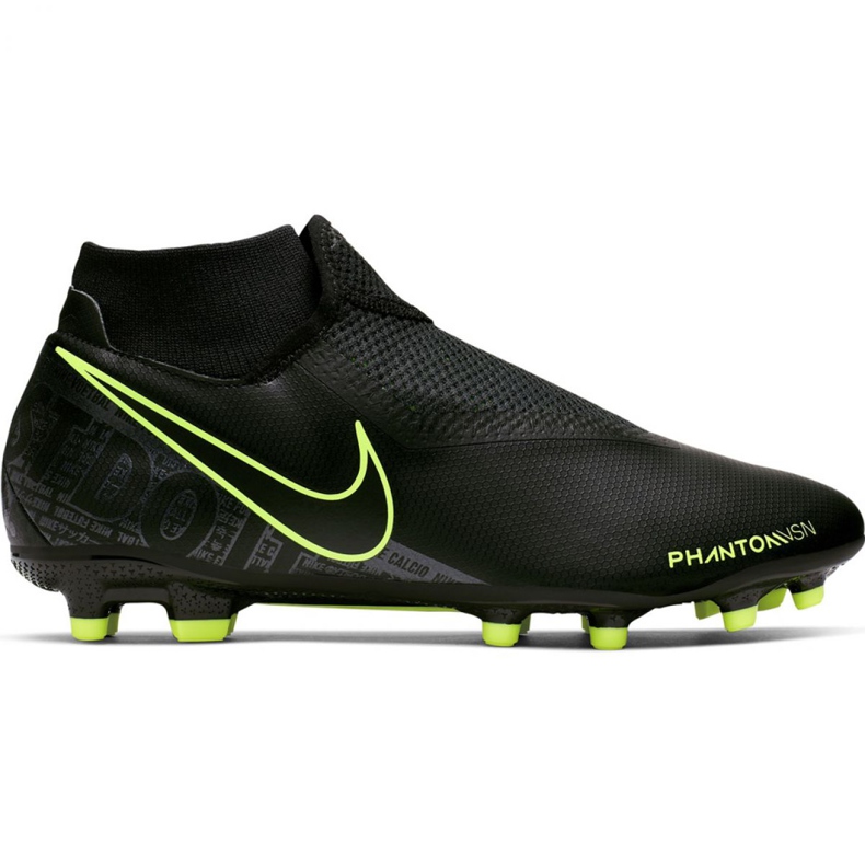 Nike Phantom Vsn Academy Df FG / MG M AO3258-007 Fußballschuhe schwarz schwarz