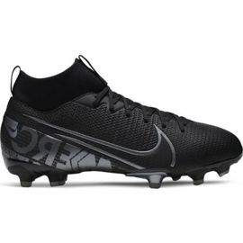 Nike Mercurial Superfly 7 Academy FG / MG Jr AT8120-001 Fußballschuh schwarz schwarz