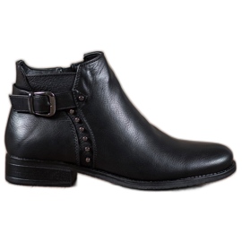 Cm Paris Stiefel mit flachem Absatz schwarz