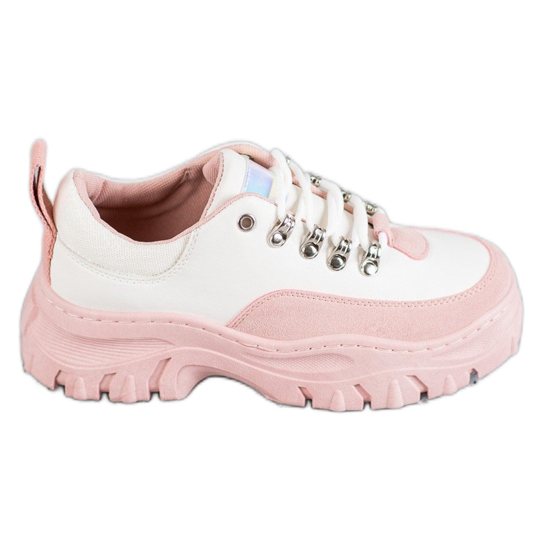 SHELOVET Sportschuhe zum Schnüren rosa