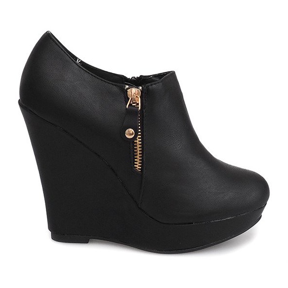 Wedges Boots On Wedge B160 Schwarz