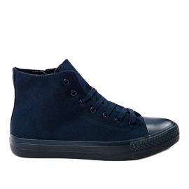 Marineblaue High-Top-Sneaker für Herren XN50