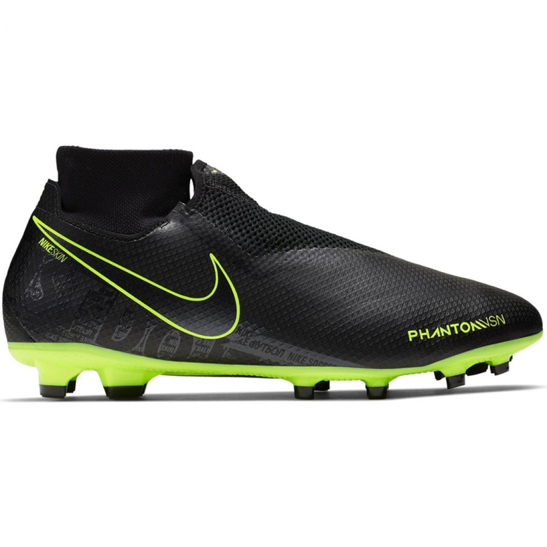 Nike Phantom Vsn Pro Df Fg M AO3266-007 Fußballschuhe schwarz schwarz
