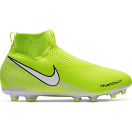 Nike Phantom Vsn Academy Df FG / MG Jr AO3287-717 Fußballschuhe gelb gelb
