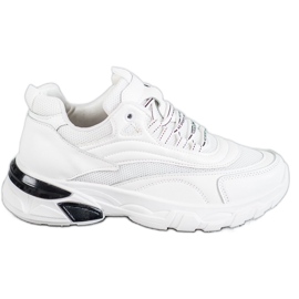 SHELOVET Mode-Turnschuhe weiß