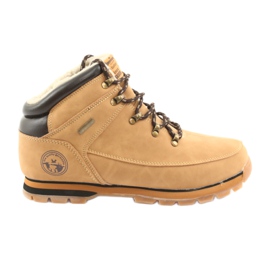 American Club Schnürstiefel ES39 camel braun mehrfarbig