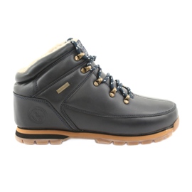 American Club Schnürstiefel ES39 marine navy blau