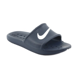 Nike Kawa Shower 832528 400 Hausschuhe weiß marineblau