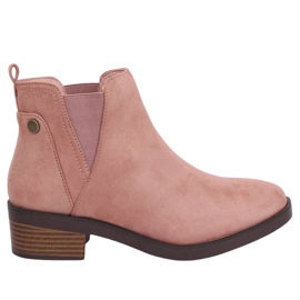 Rosa Chelsea-Boots für Damen 8B978 Rosa