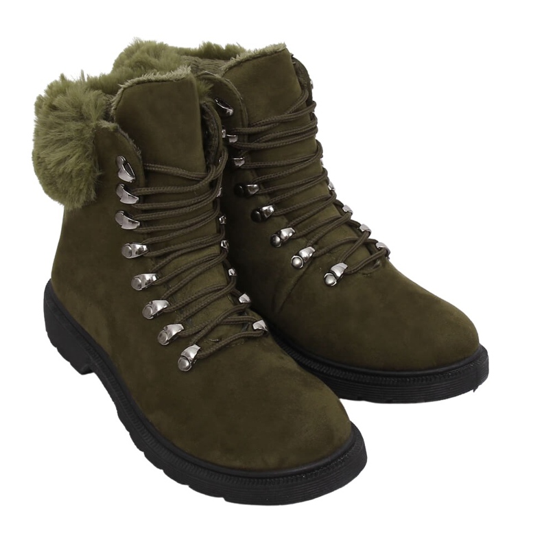 Grüne Damen Wanderschuhe Y260-9 Grün