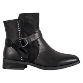 SDS Schwarze Damenstiefel