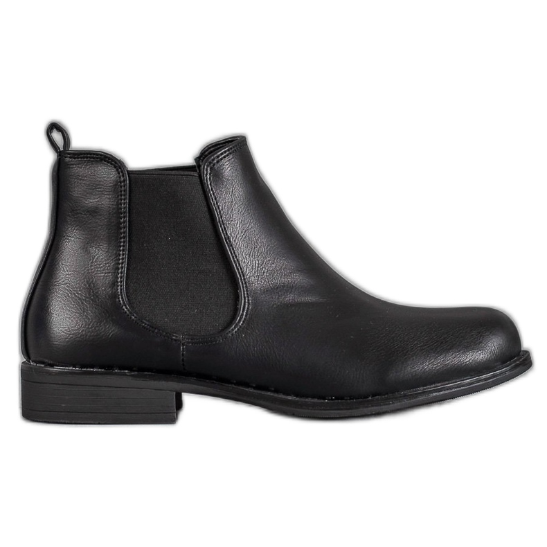 Small Swan Klassische Chelsea-Stiefel schwarz