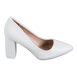 Diamantique Weiße Pumps