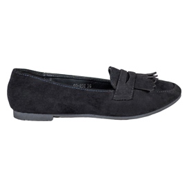 Nio Nio Wildleder-Loafer schwarz