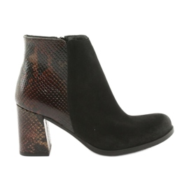 Wildlederstiefel Viper Gamis 3808 braun schwarz