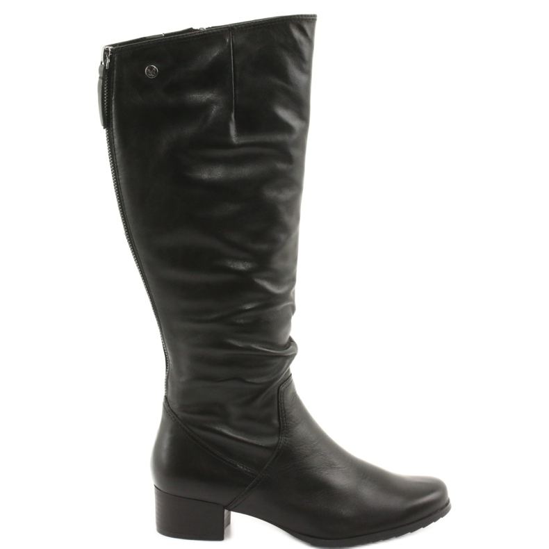 Caprice 25500 schwarze verstellbare Stiefel