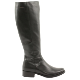 Arka Schwarze Stiefel, schwarze Stiefel 7447