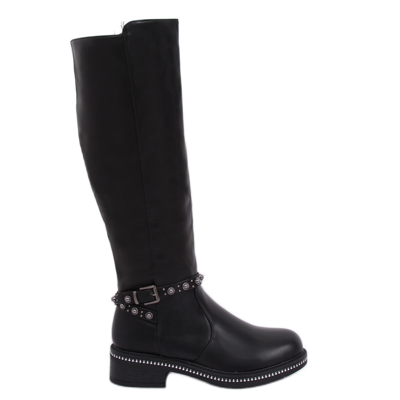 Schwarze Stiefel für Damen 0-263 Schwarz