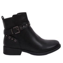 Schwarze Chelsea-Boots für Damen KL-578 Black