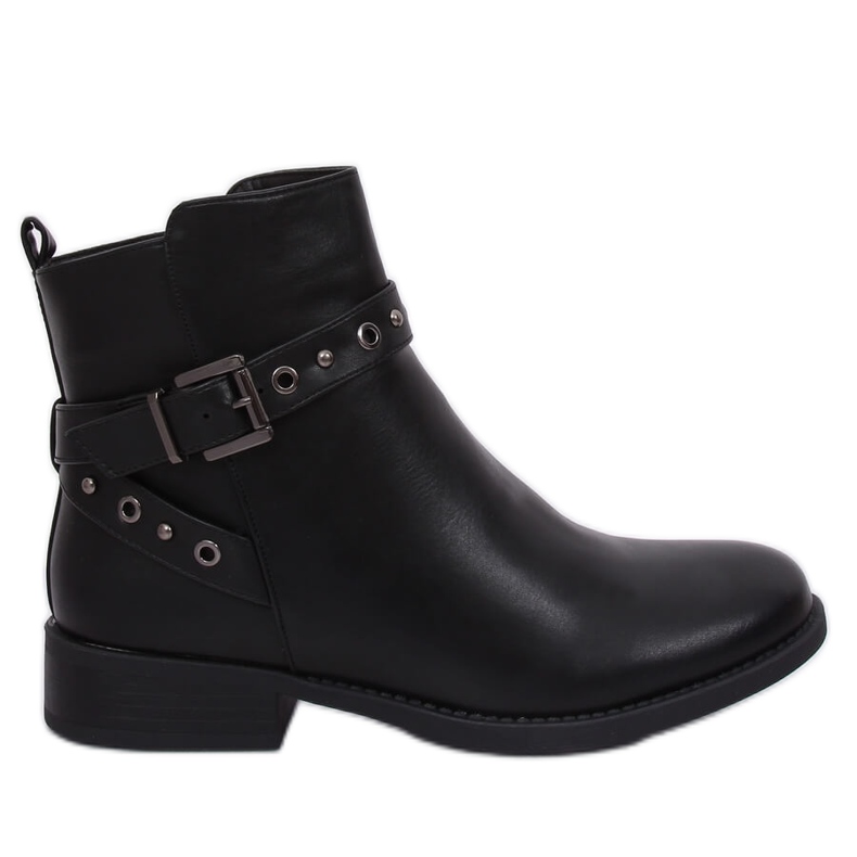 Schwarze Chelsea-Boots für Damen KL-578 Black