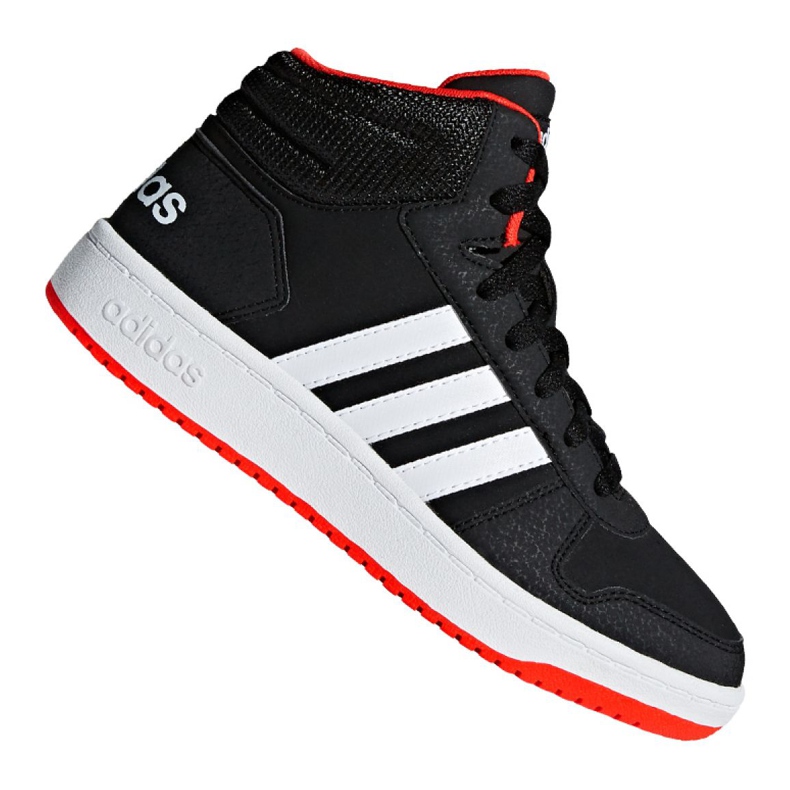 Schuhe adidas Hoops Mid 2.0 K Jr B75743 schwarz