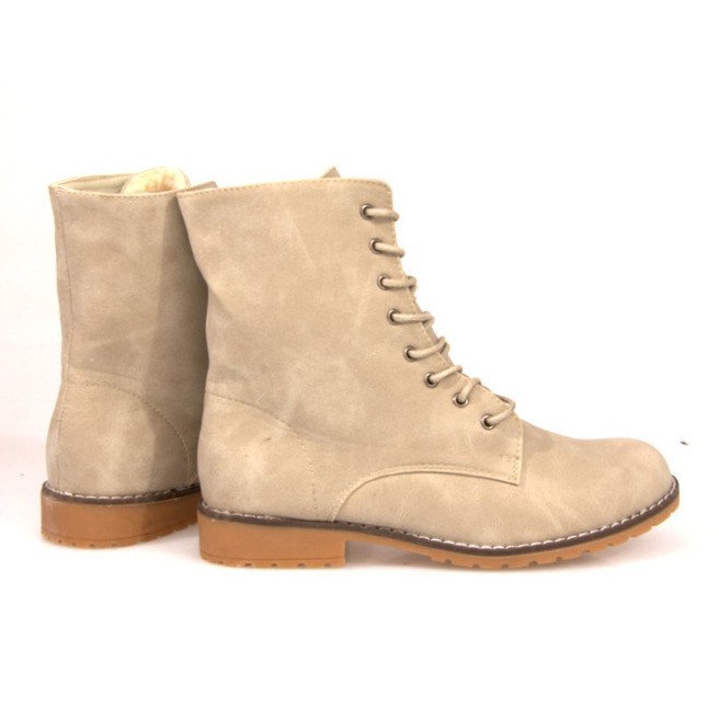 Warme Stiefel Military Q99 Beige