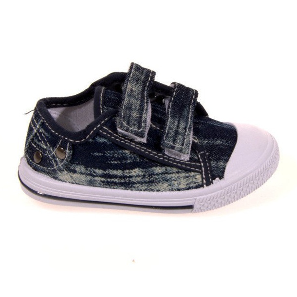 Unisex-Sneaker für Kinder mit Klettverschluss K3701 Blau