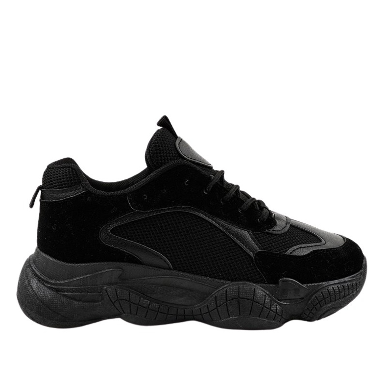 Schwarze Damen Sportschuhe ZF-54