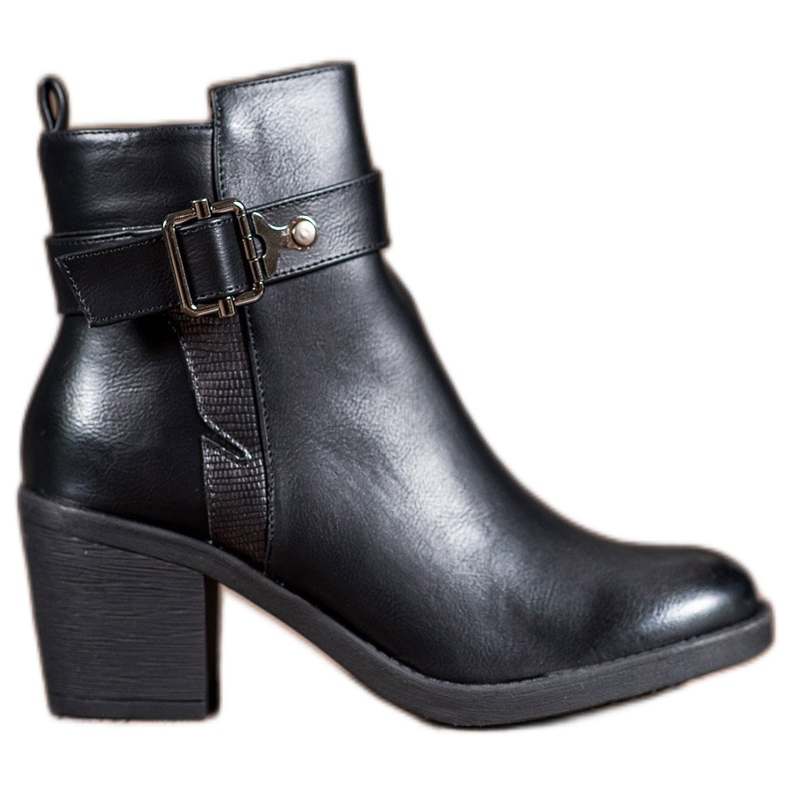 Nio Nio Klassische Stiefel mit hohen Absätzen schwarz