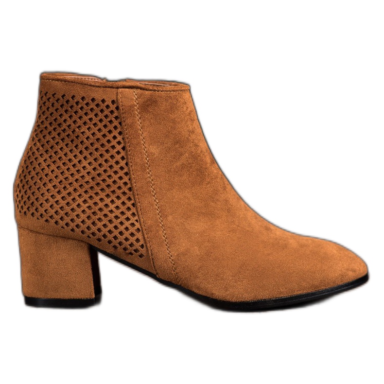 Filippo Stiefel mit hohen Absätzen aus Wildleder braun