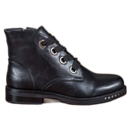 Cm Paris Schwarze Stiefel