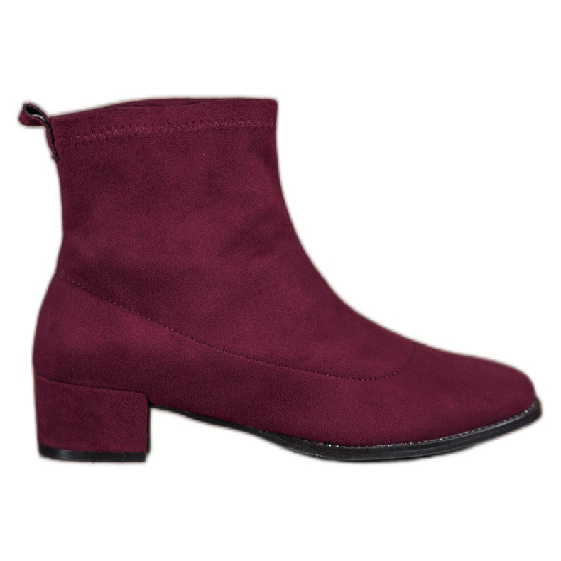 Sweet Shoes Stylische Wildlederstiefel violett