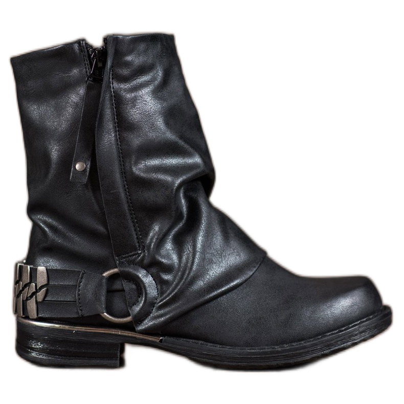 Seastar Bikerstiefel schwarz
