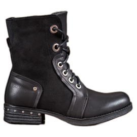 Seastar Stiefel mit flachem Absatz schwarz