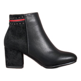 Filippo Stiefel mit hohem Absatz schwarz