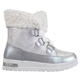Warme MCKEYLOR Schneestiefel grau