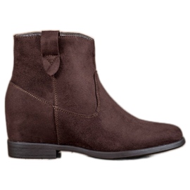 Filippo Stiefel mit verstecktem Keil braun