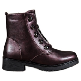 SHELOVET Stiefeletten mit Reißverschluss mehrfarbig