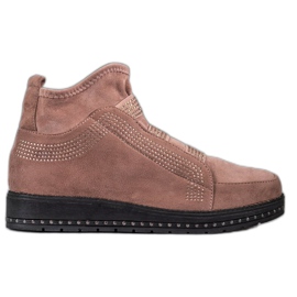 SHELOVET Slip-On-Schuhe für Damen rosa