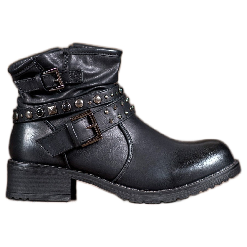 Evento Rockstiefel für Damen schwarz