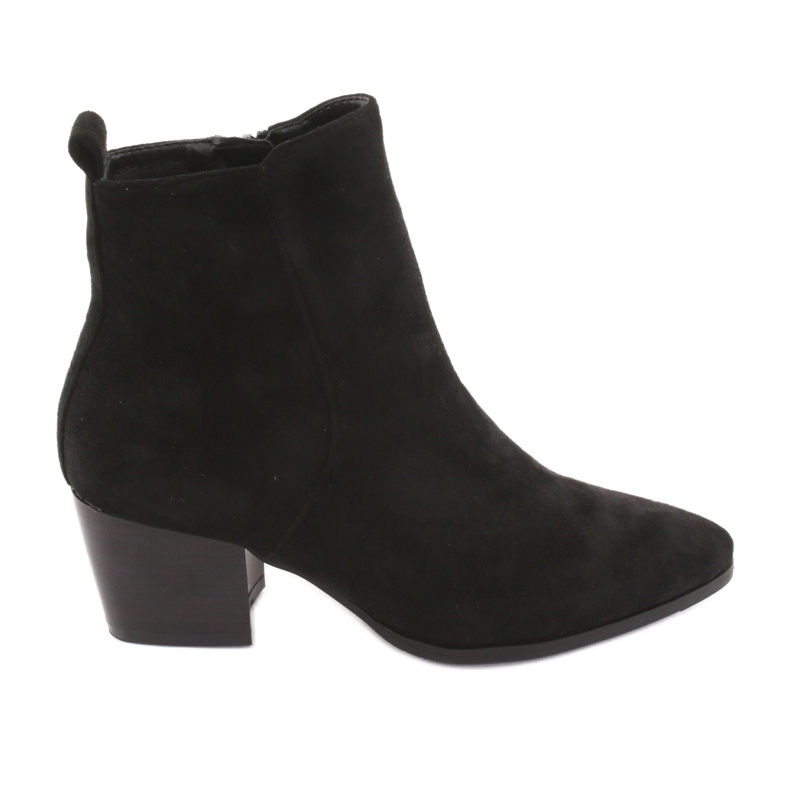 Schwarze Filippo 922 Wildlederstiefel