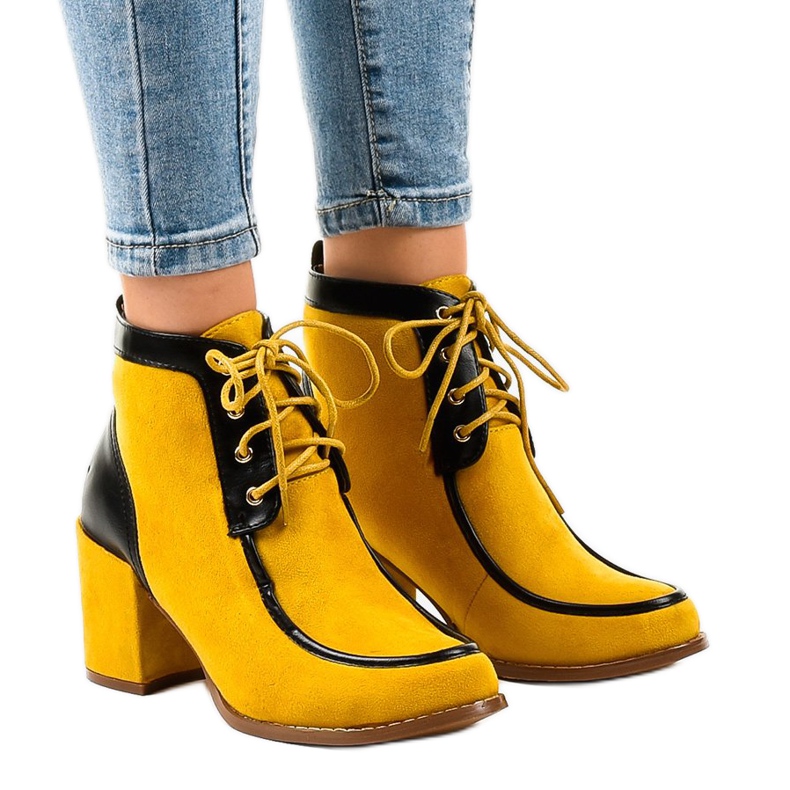 Camel Wildleder Stiefeletten am HF-296 Post braun mehrfarbig