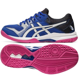 Asics Gel-Rocket 9 W 1072A034-400 Volleyballschuhe blau